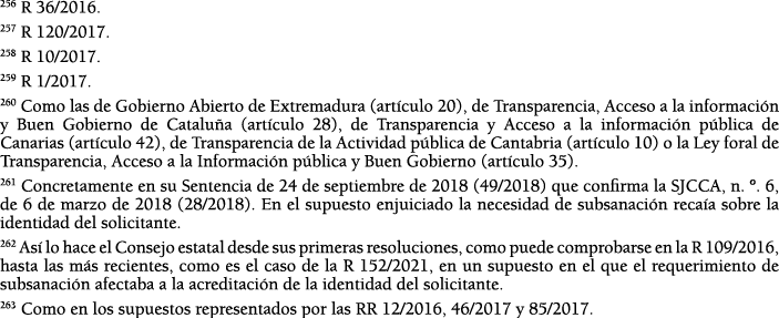 256 R 36 2016  257 R 120 2017  258 R 10 2017  259 R 1 2017  260 Como las de Gobierno Abierto de Extremadura (art culo   