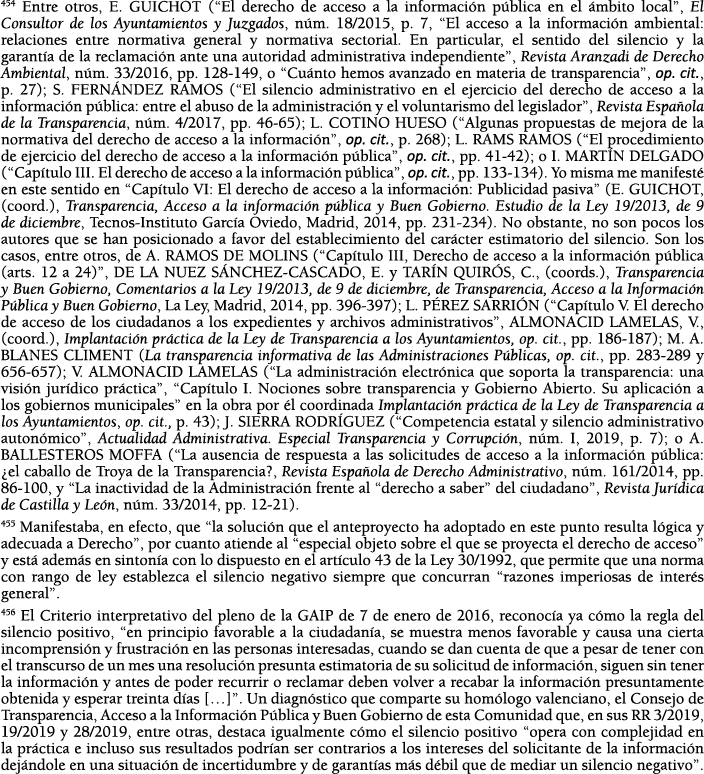 454 Entre otros, E  GUICHOT ( El derecho de acceso a la informaci n p blica en el  mbito local , El Consultor de los    