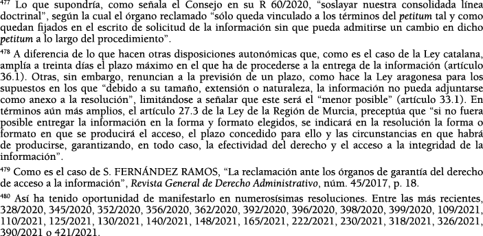 477 Lo que supondr a, como se ala el Consejo en su R 60 2020,  soslayar nuestra consolidada l nea doctrinal , seg n l   