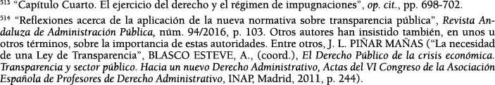 513  Cap tulo Cuarto  El ejercicio del derecho y el r gimen de impugnaciones , op  cit , pp  698-702  514  Reflexione   