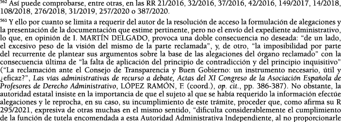 562 As  puede comprobarse, entre otras, en las RR 21 2016, 32 2016, 37 2016, 42 2016, 149 2017, 14 2018, 108 2018, 27   