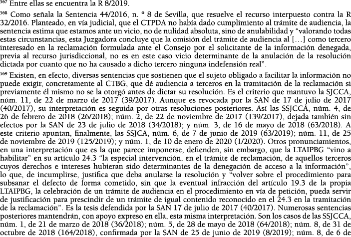 567 Entre ellas se encuentra la R 8 2019  568 Como se ala la Sentencia 44 2016, n    8 de Sevilla, que resuelve el re   
