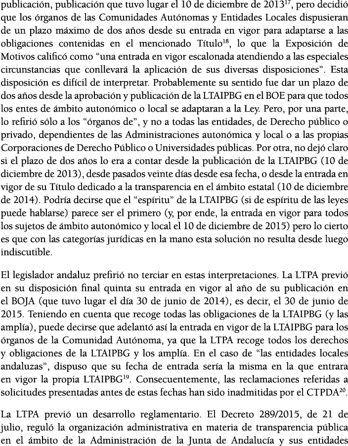 publicaci n, publicaci n que tuvo lugar el 10 de diciembre de 201317, pero decidi  que los  rganos de las Comunidades   