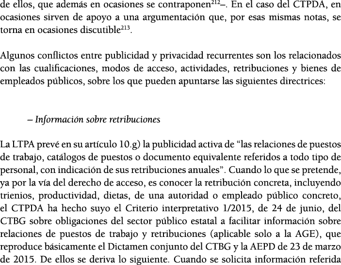 de ellos, que adem s en ocasiones se contraponen212   En el caso del CTPDA, en ocasiones sirven de apoyo a una argume   