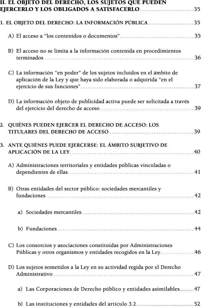 II  EL OBJETO DEL DERECHO, LOS SUJETOS QUE PUEDEN EJERCERLO Y LOS OBLIGADOS A SATISFACERLO 35 1  El objeto del derech   