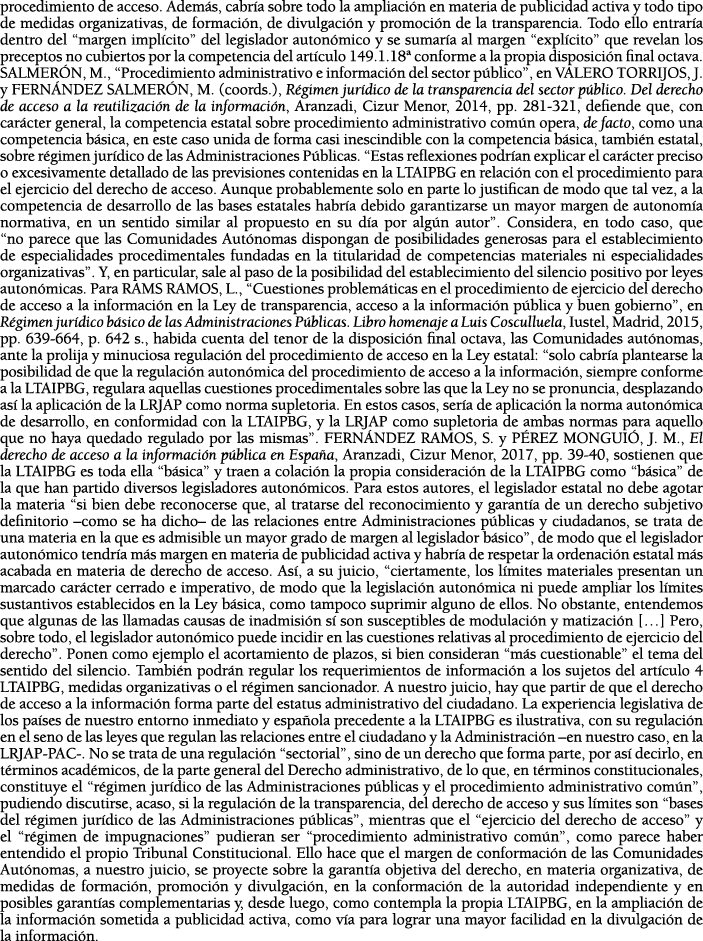 procedimiento de acceso  Adem s, cabr a sobre todo la ampliaci n en materia de publicidad activa y todo tipo de medid   