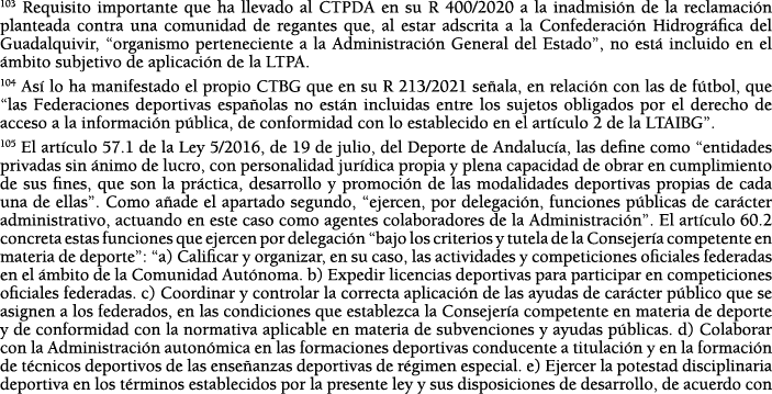 103 Requisito importante que ha llevado al CTPDA en su R 400 2020 a la inadmisi n de la reclamaci n planteada contra    