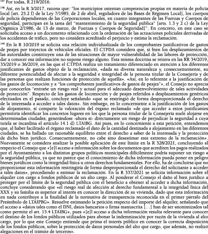 147 Por todas, R 219 2016  148 As , en la R 3 2017, razona que:  los municipios ostentan competencias propias en mate   