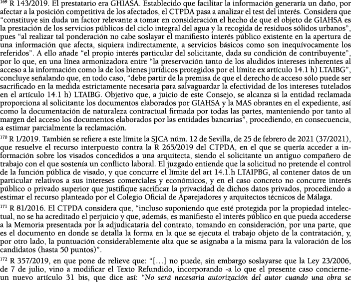 169 R 143 2019  El prestatario era GHIASA  Establecido que facilitar la informaci n generar a un da o, por afectar a    